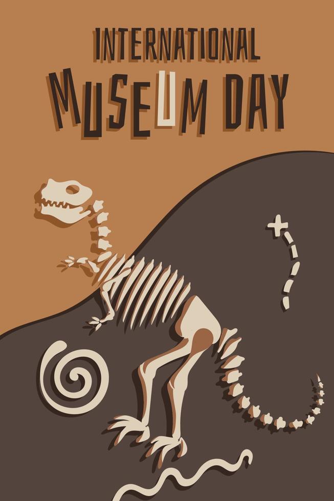 International Museum Day 18 May sketch illustration vector design poster.