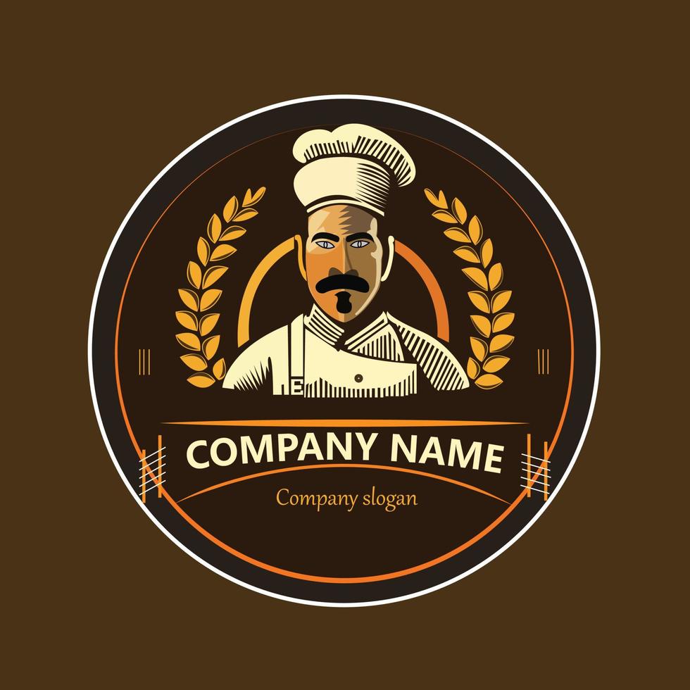 un logo para un restaurante empresa vector