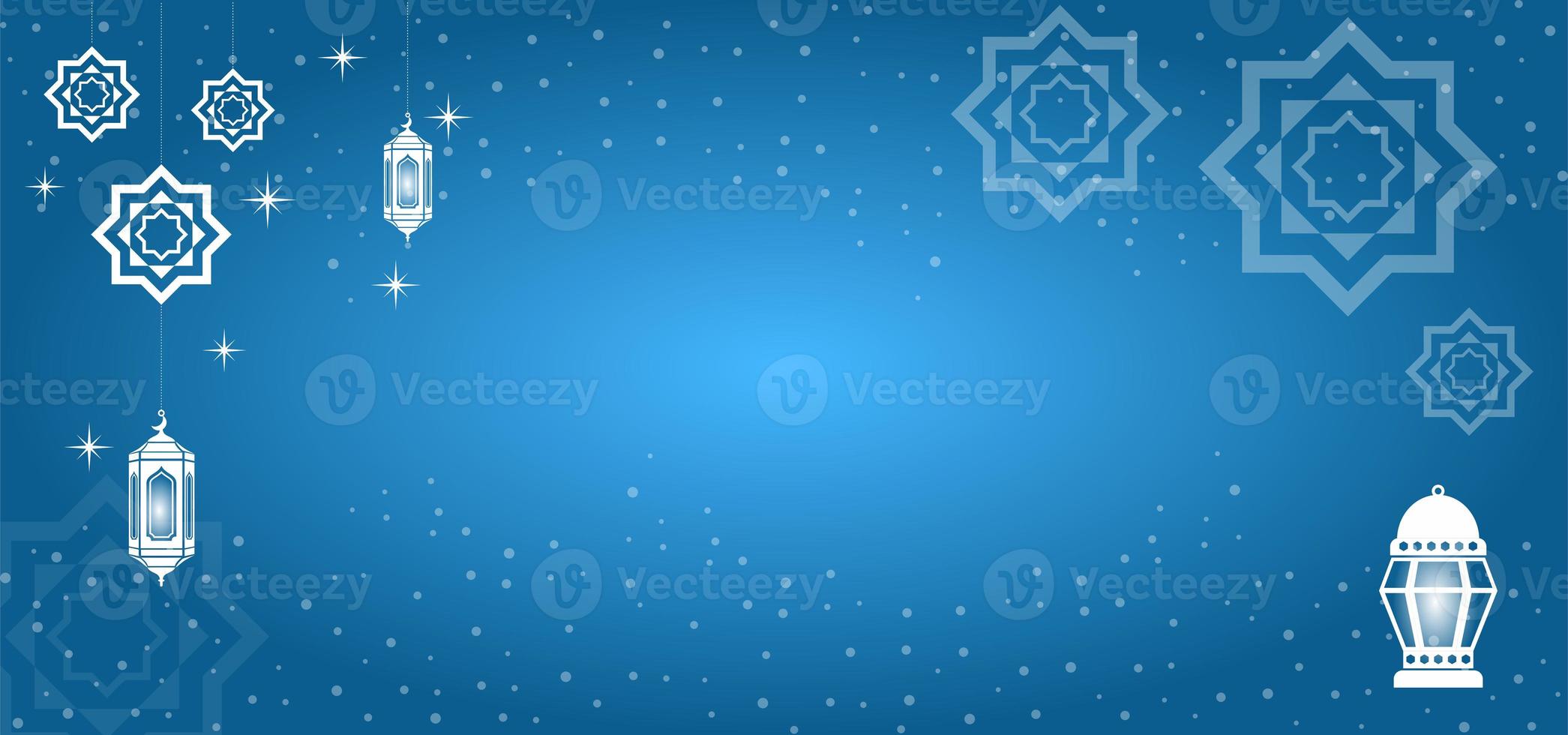 ramadan kareem glowing background photo