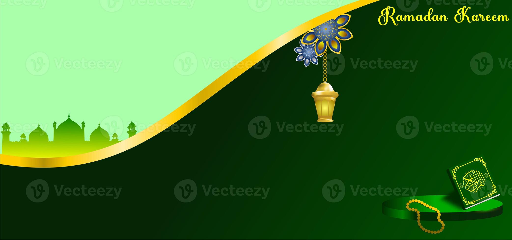 ramadan kareem glowing background photo