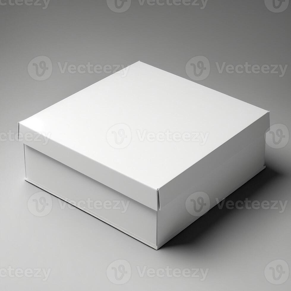 vacío blanco papel caja para Bosquejo. blanco blanco caja para Bosquejo. papel caja Bosquejo. ai generado foto