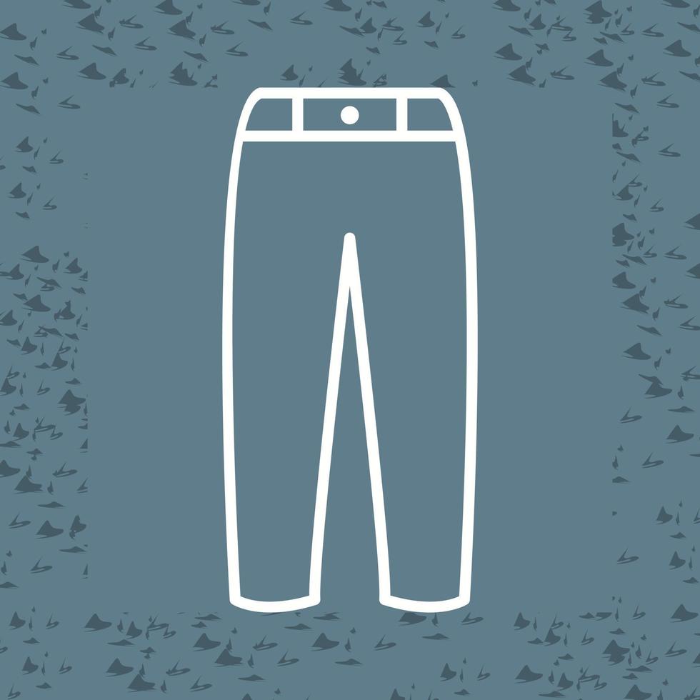 icono de vector de pantalones