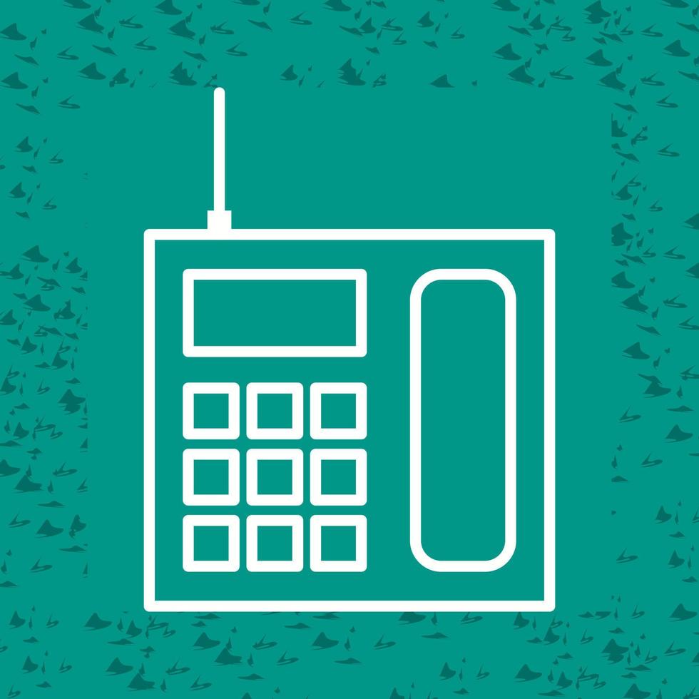 Wireless Landline Phone Vector Icon
