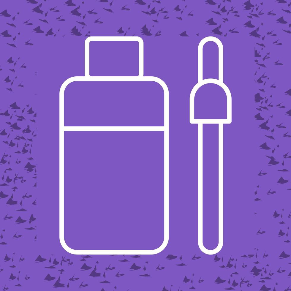 Bottle and Dropper Vector Icon