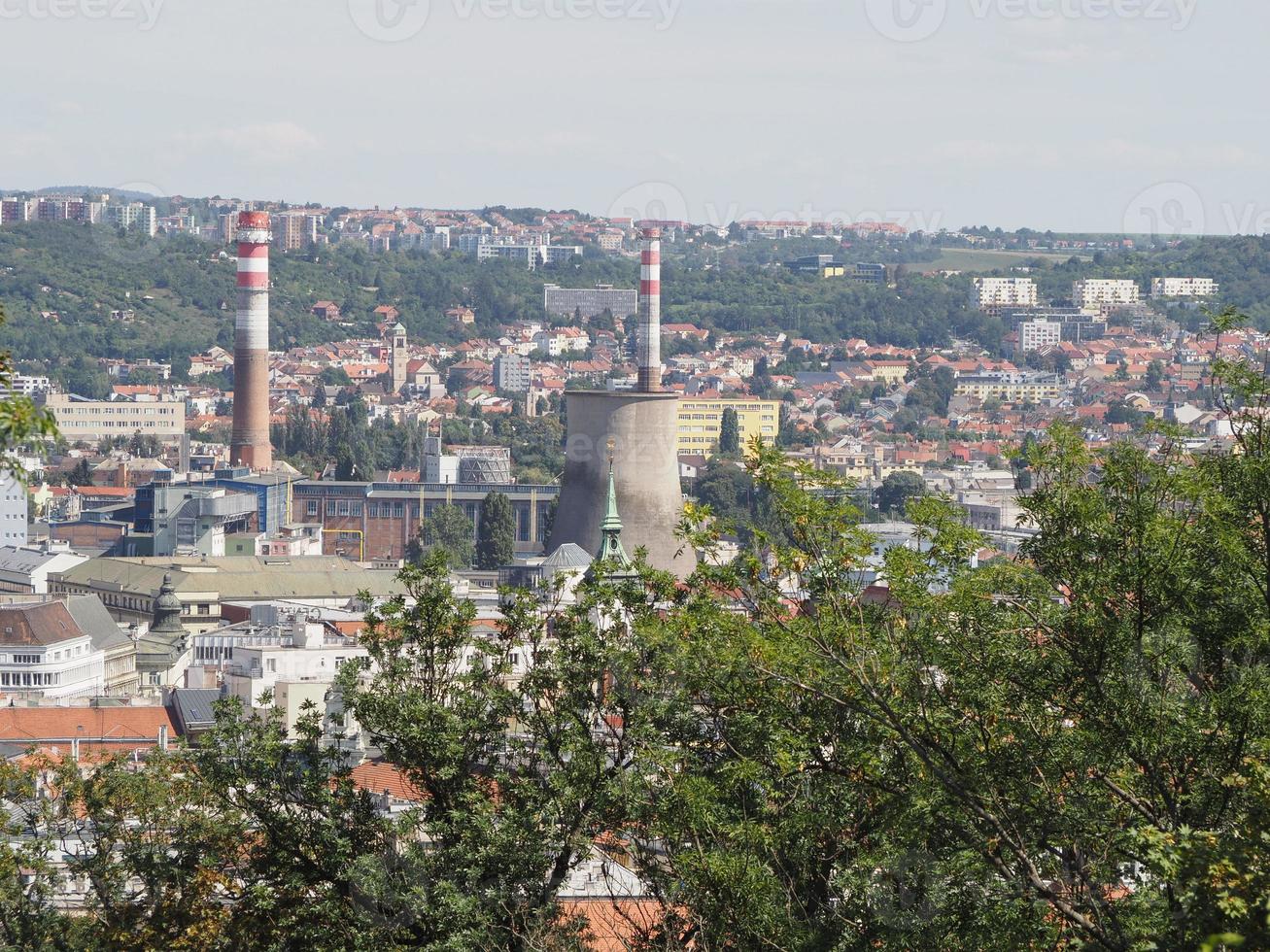 Aerial view of Brno photo
