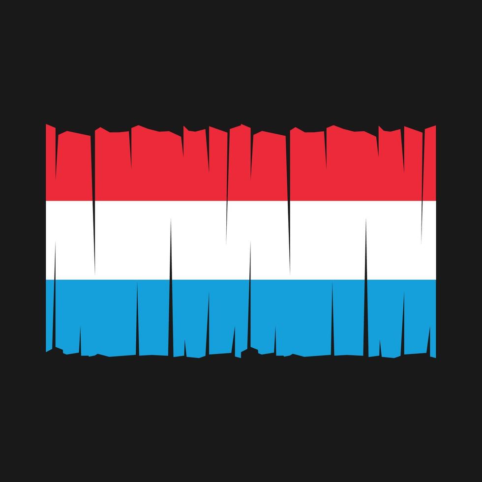Luxembourg Flag Vector