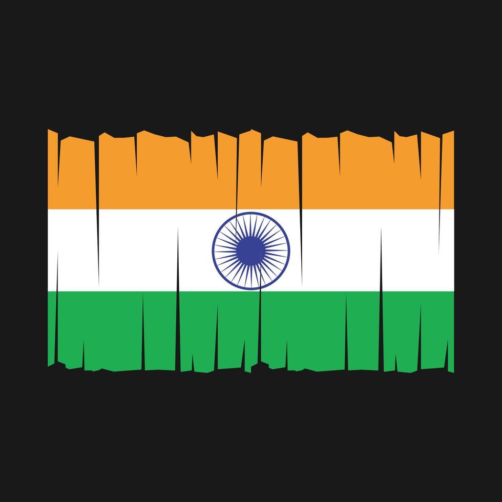 vector de la bandera de la india