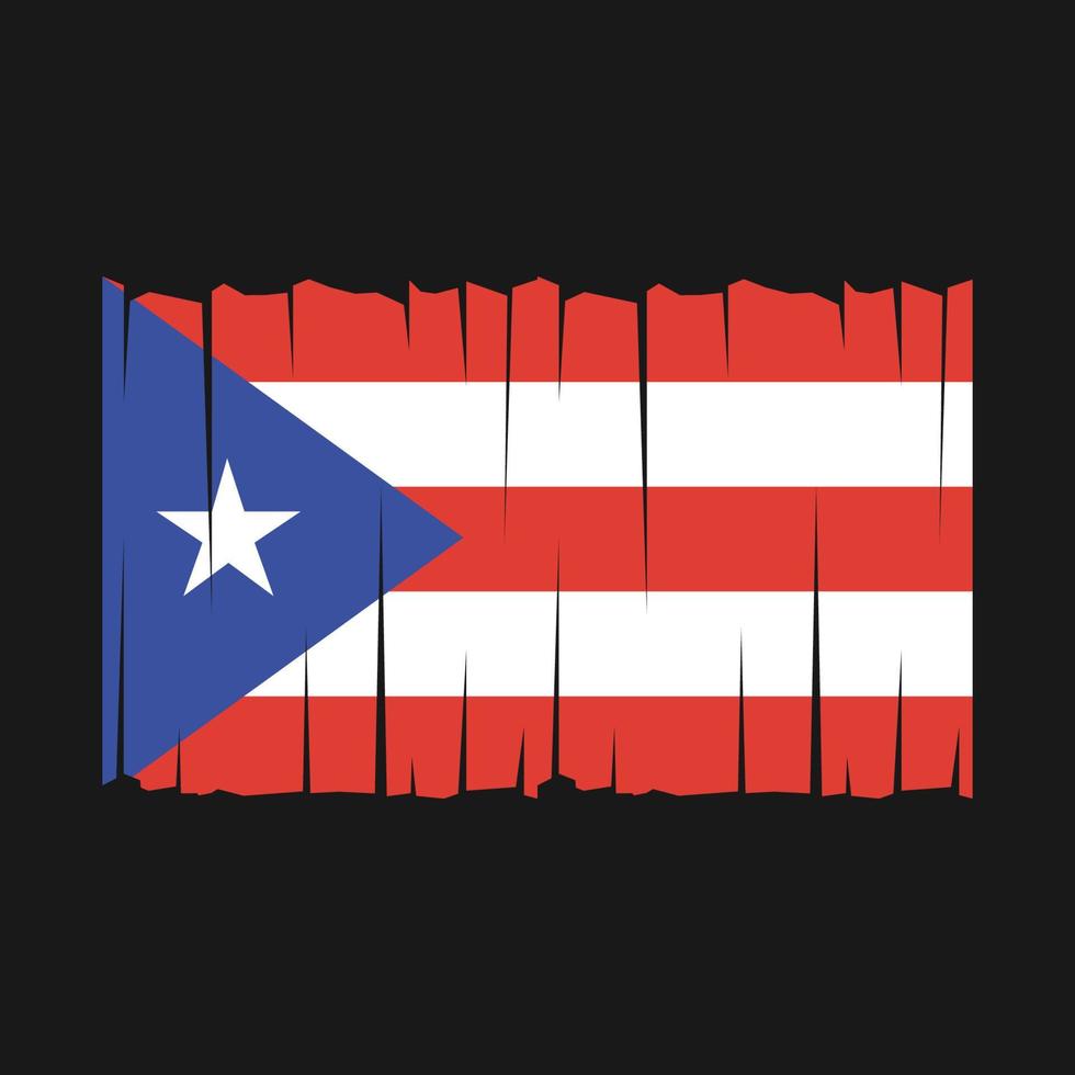 puerto rico bandera vector