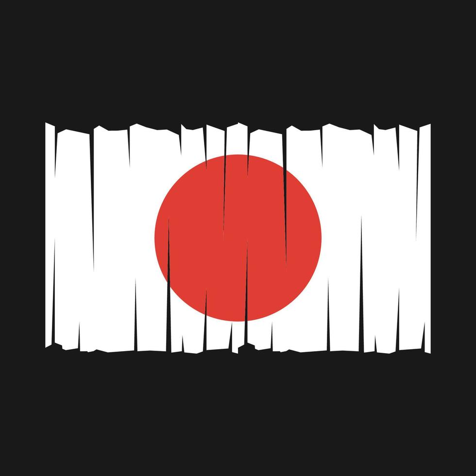 vector de bandera de japón