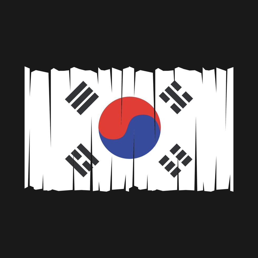 South Korea Flag Vector