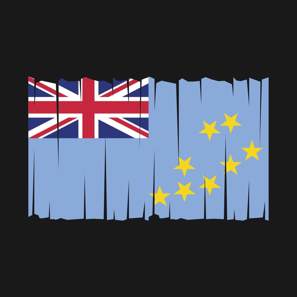 vector de bandera de tuvalu