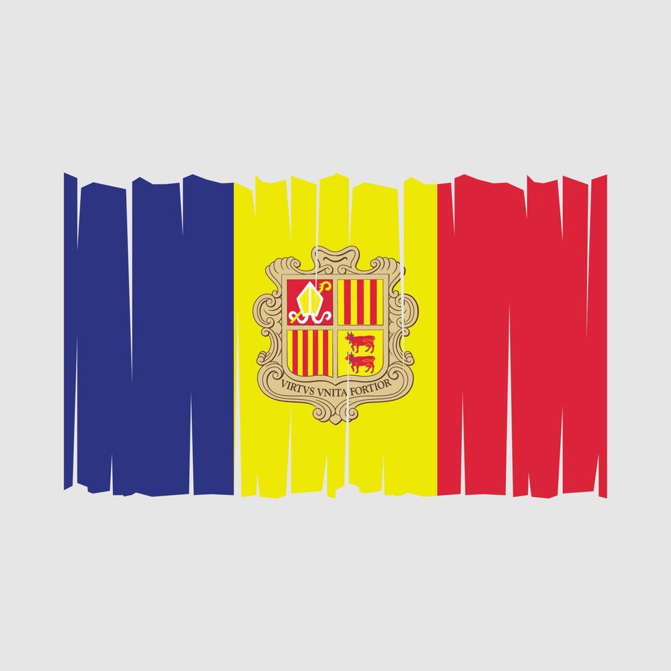 Andorra Flag Vector