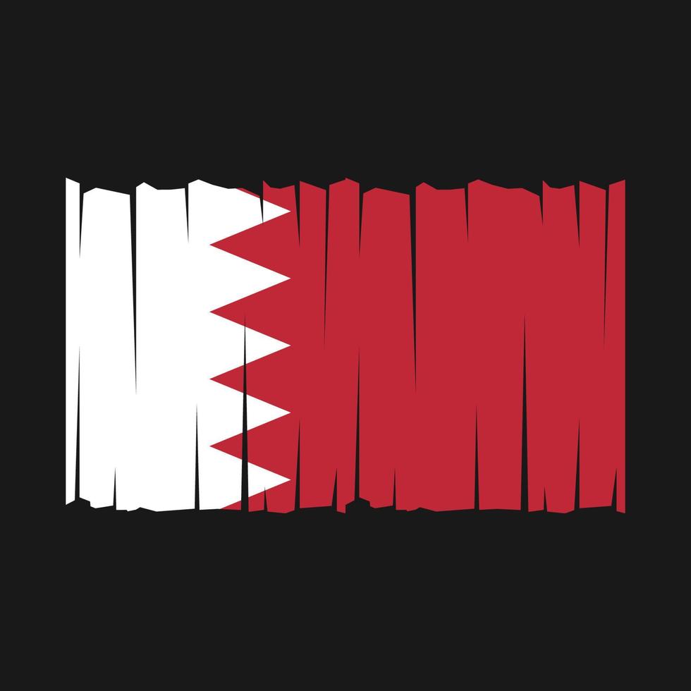Bahrain Flag Vector