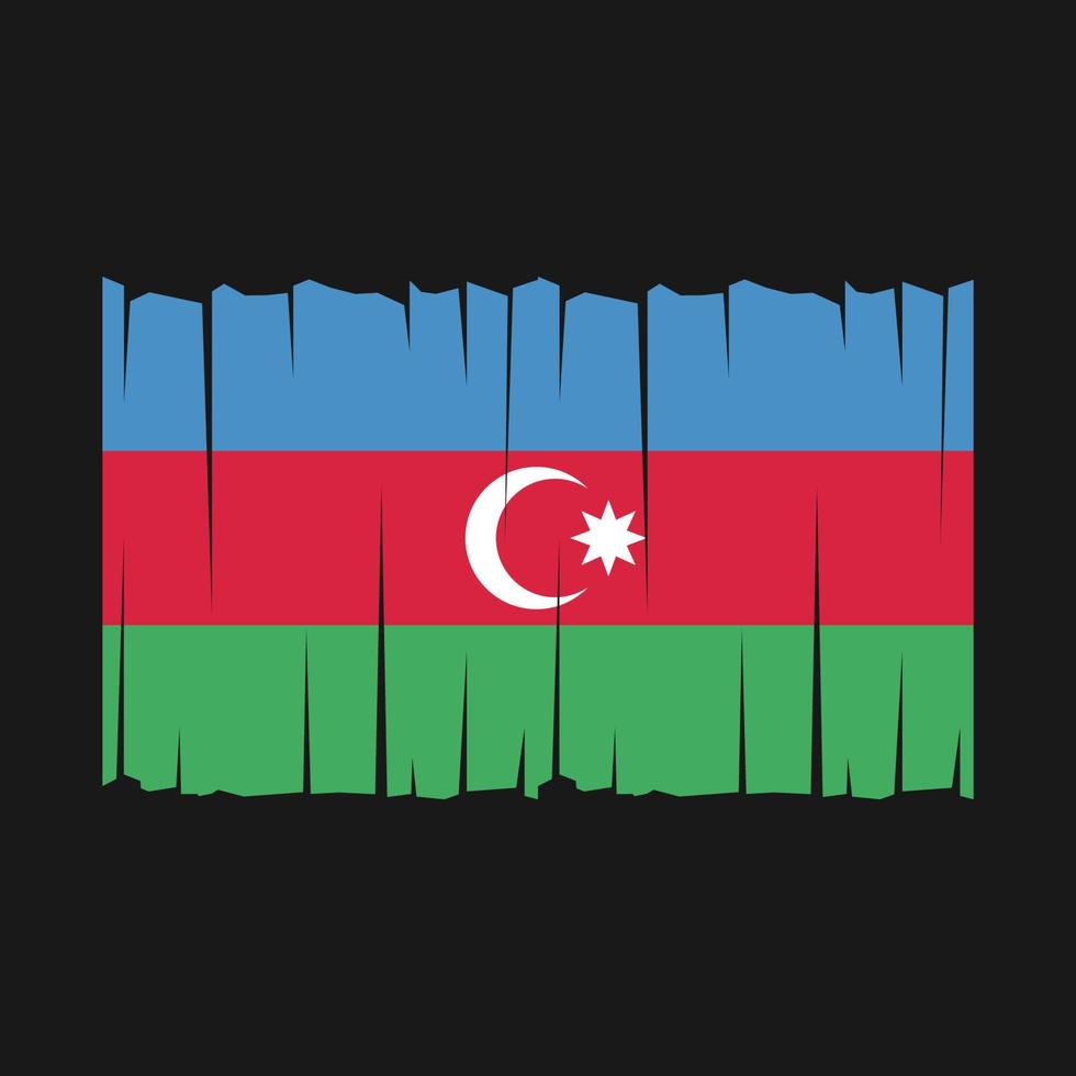 vector de bandera de azerbaiyán