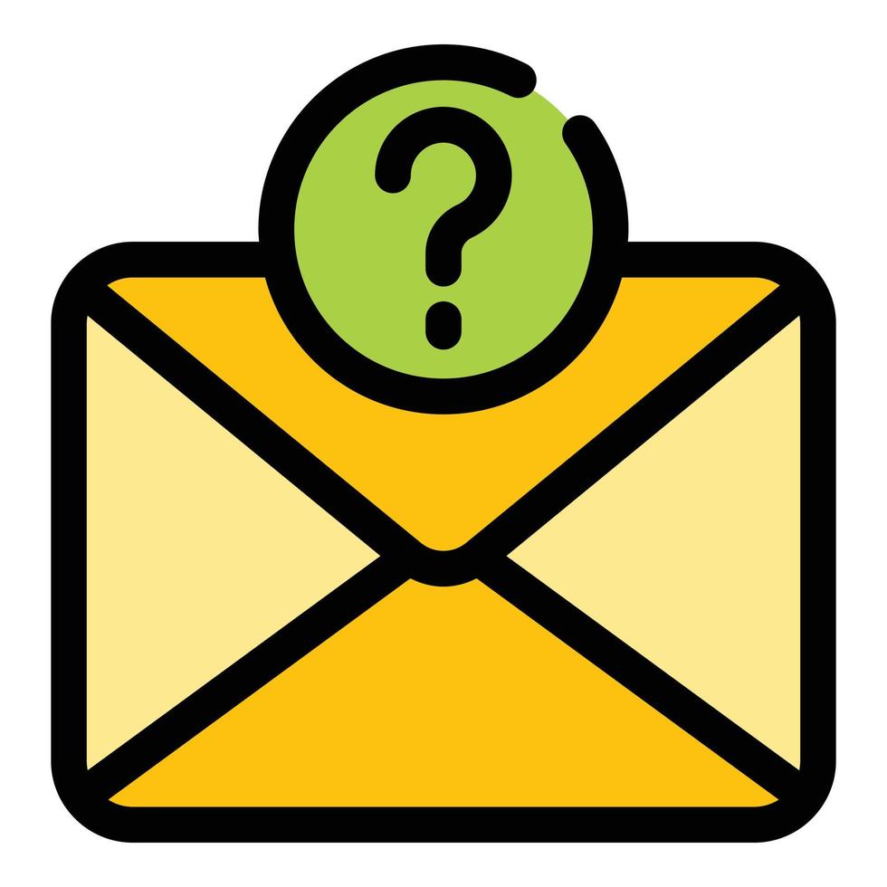 Anonymous mail icon vector flat