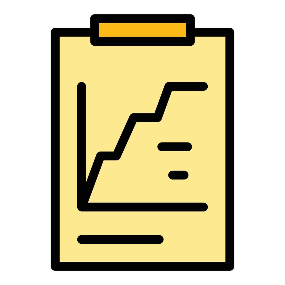 Market analytics icon vector flat