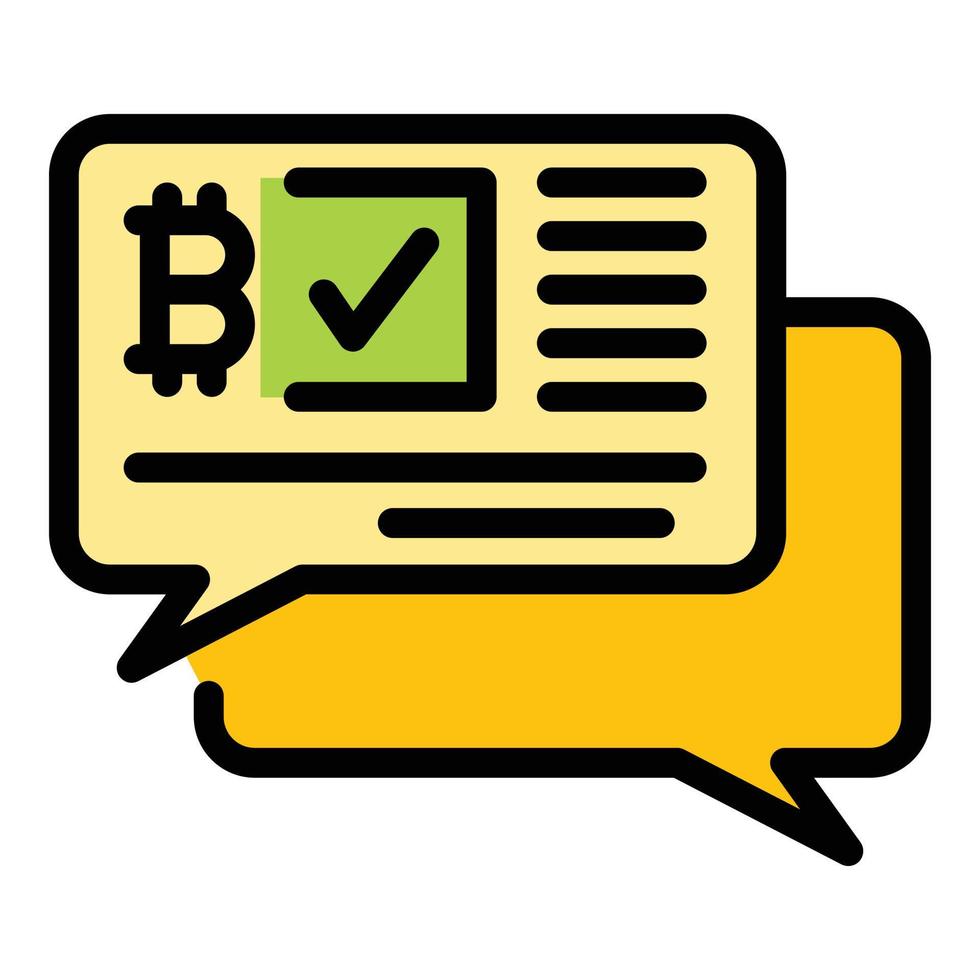 Investment bitcoin icon vector flat