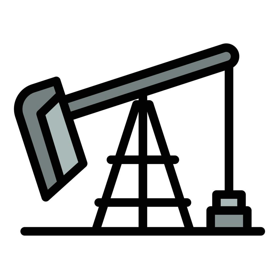 Kerosene industry icon vector flat