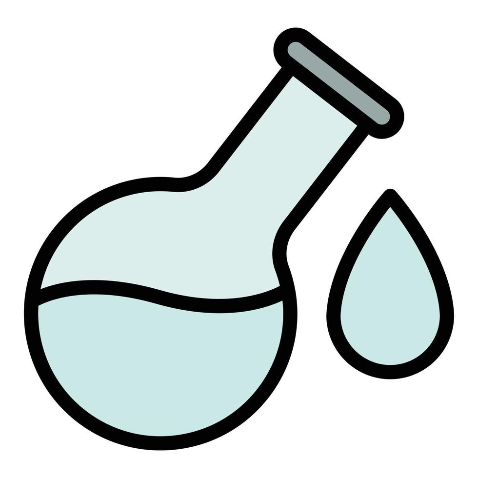 Kerosene flask icon vector flat