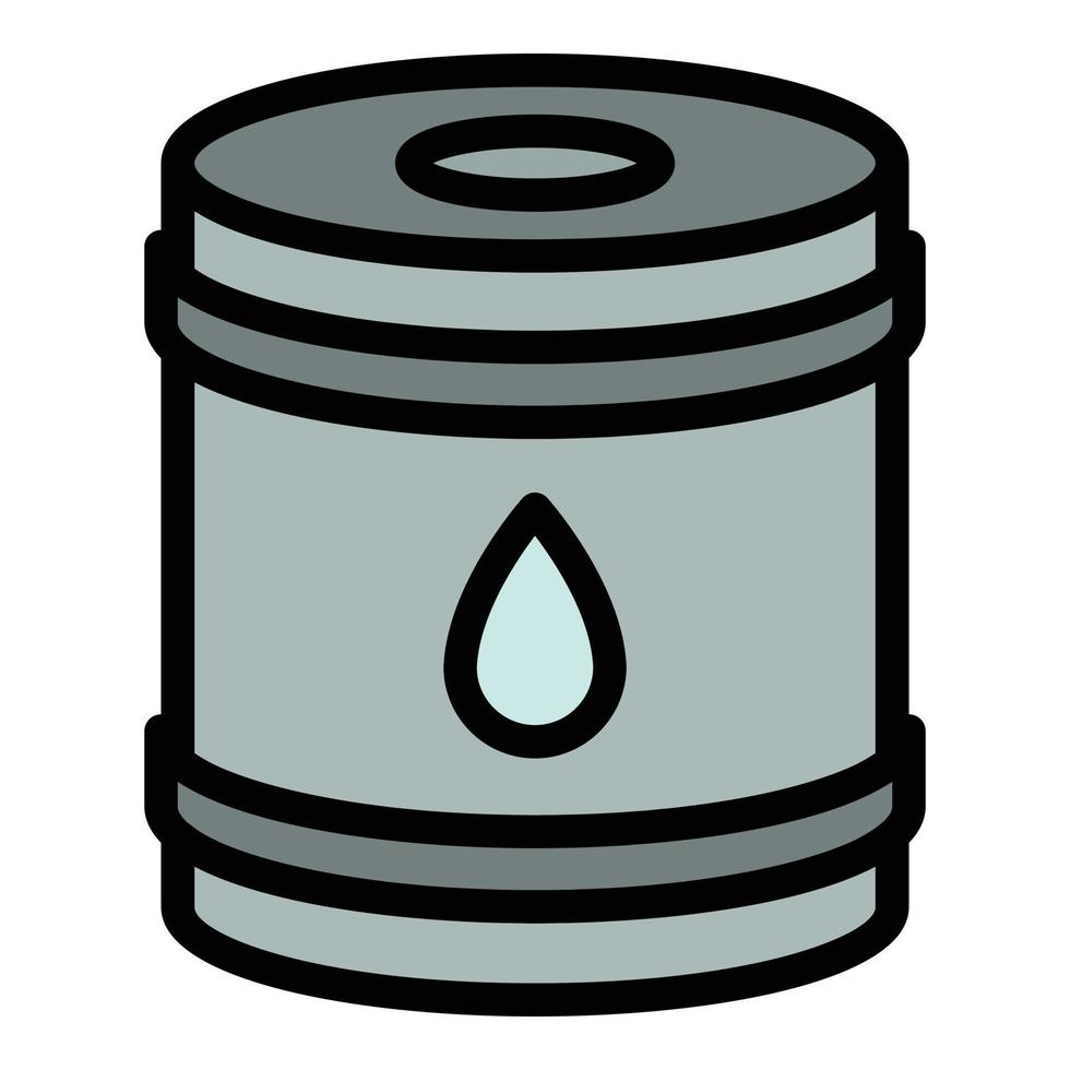 Kerosene tank icon vector flat