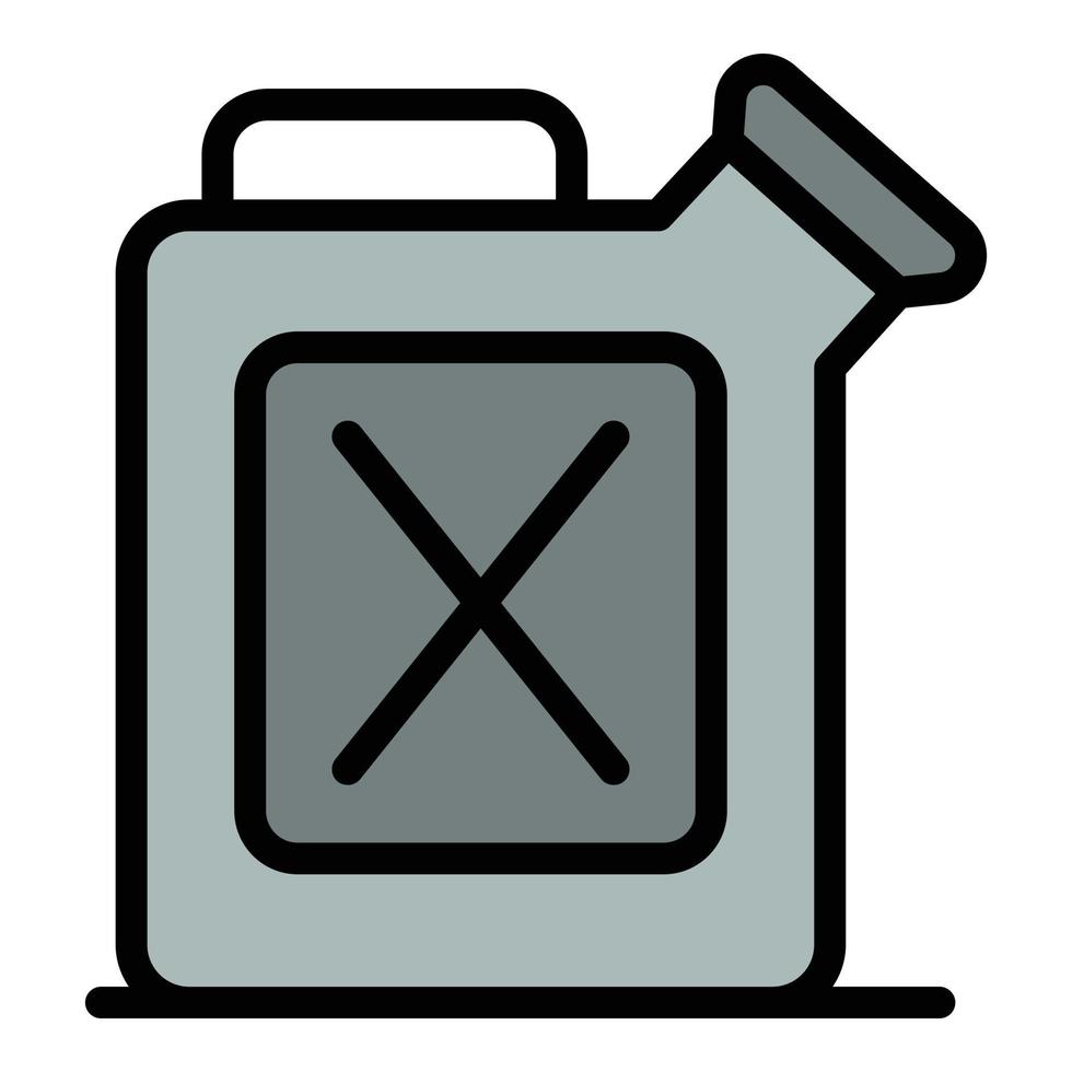 Kerosene canister icon vector flat