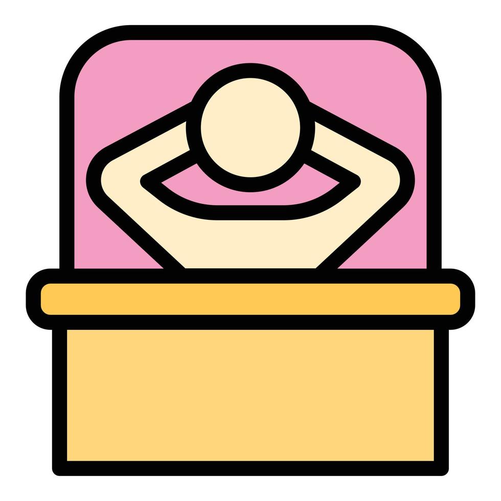 Antidepressant sleeping icon vector flat