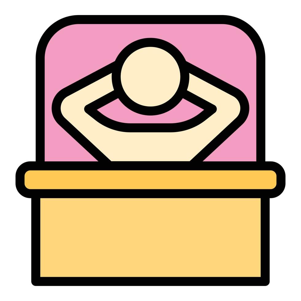 Antidepressant sleeping icon vector flat