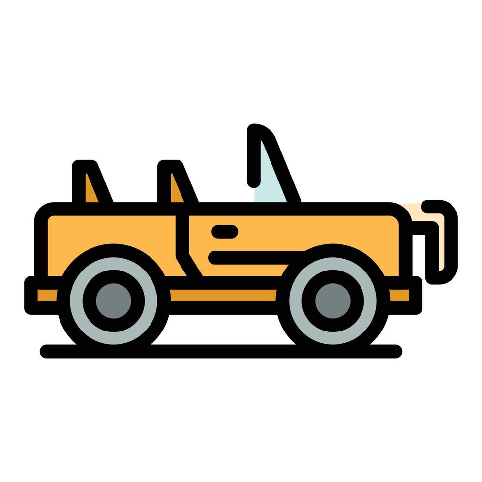 Safari automobile icon vector flat