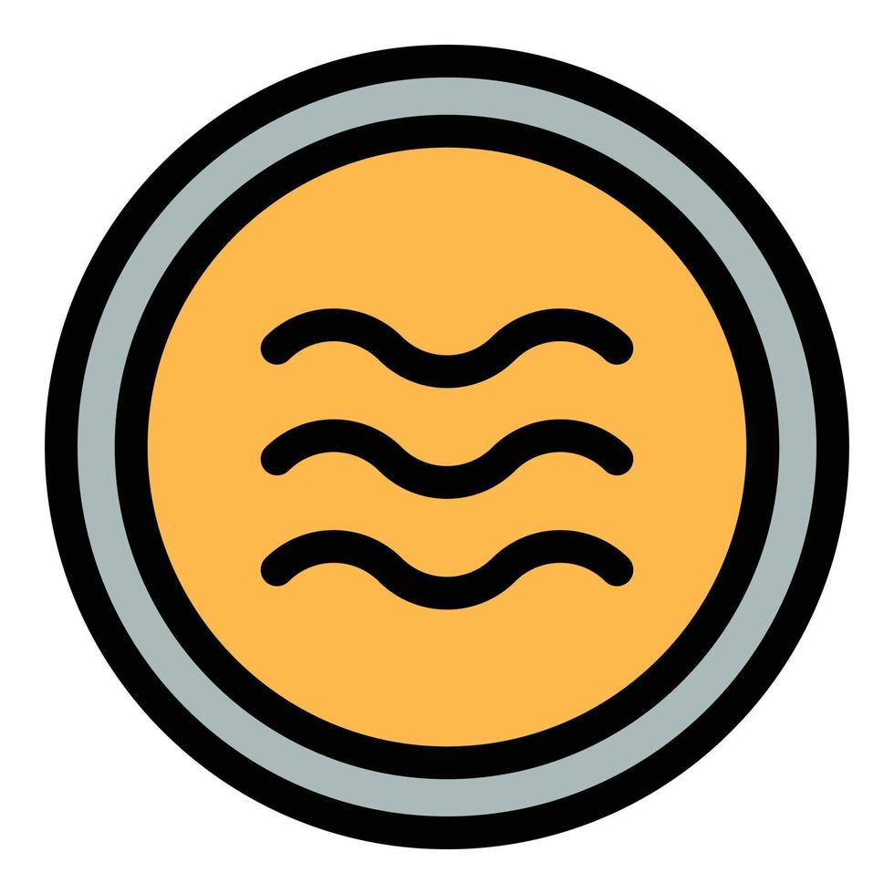 Dressing soy sauce icon vector flat
