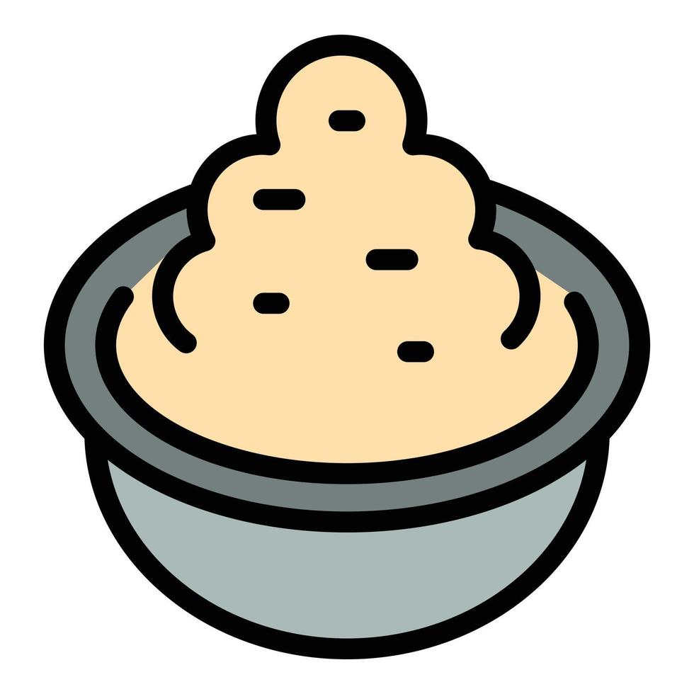 Flavor wasabi icon vector flat