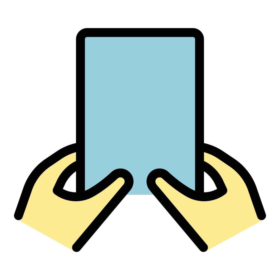 Phone taking selfie icon vector flat