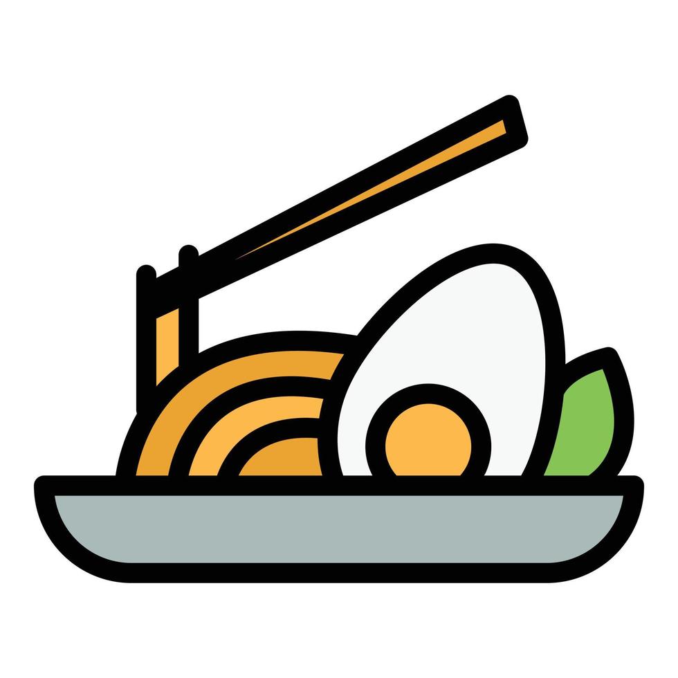 Korea plate icon vector flat