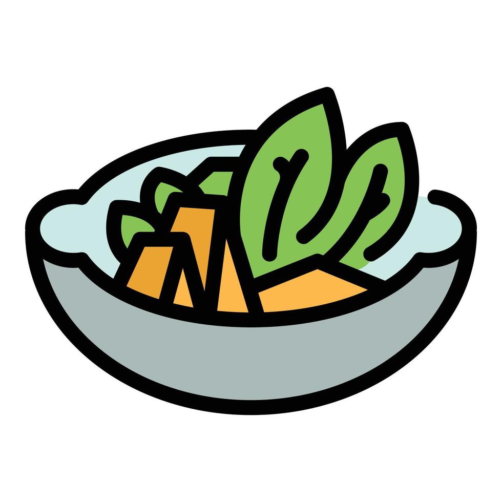 coreano cocina icono vector plano