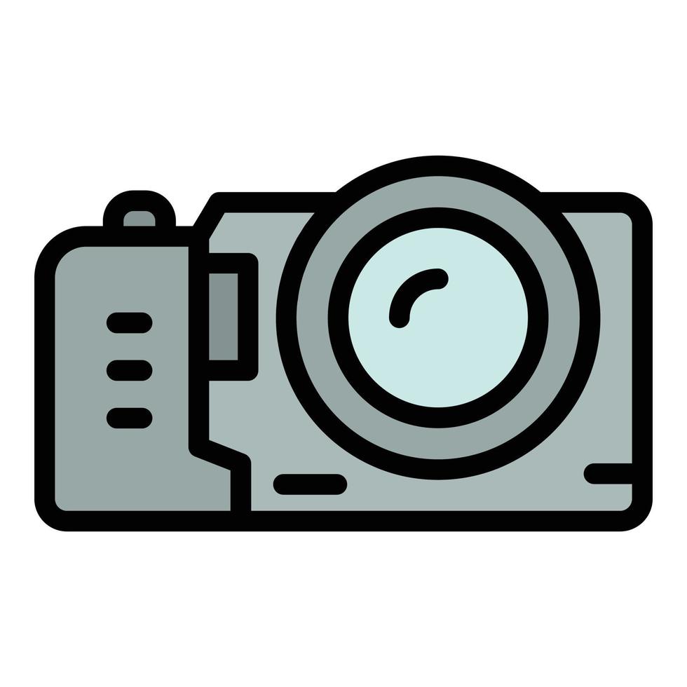 Safari camera icon vector flat