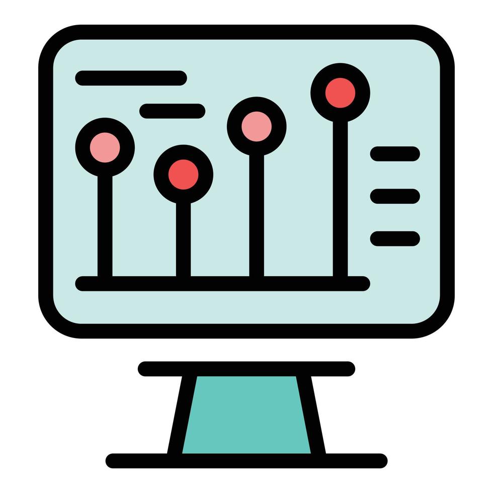 social medios de comunicación márketing en línea icono vector plano