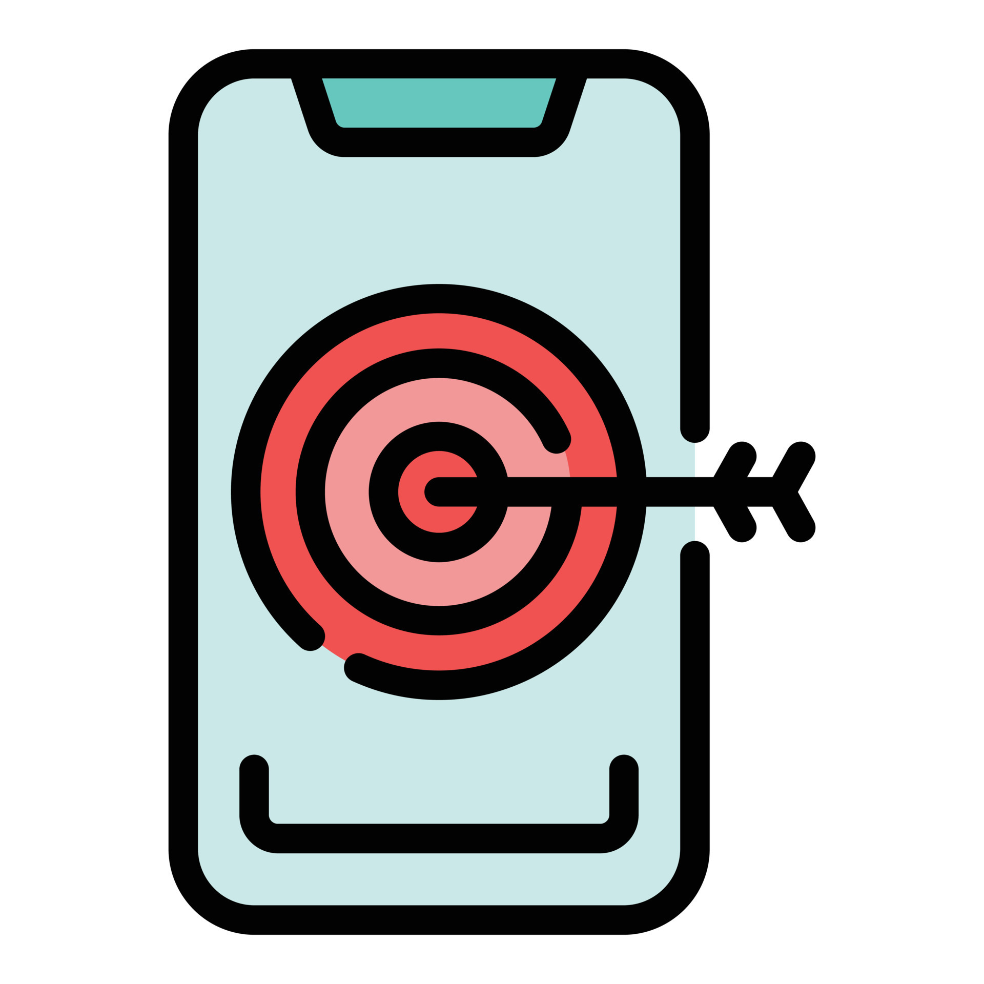Phone target marketing icon vector flat 21904542 Vector Art at Vecteezy