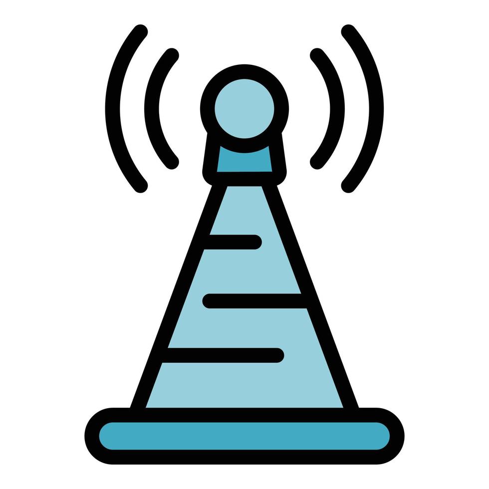 Internet signal icon vector flat