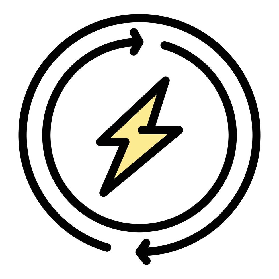 aumentar energía icono vector plano