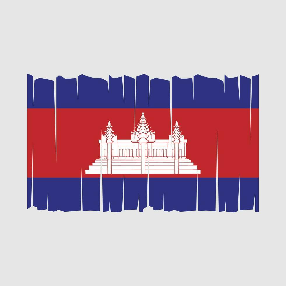 Cambodia Flag Vector