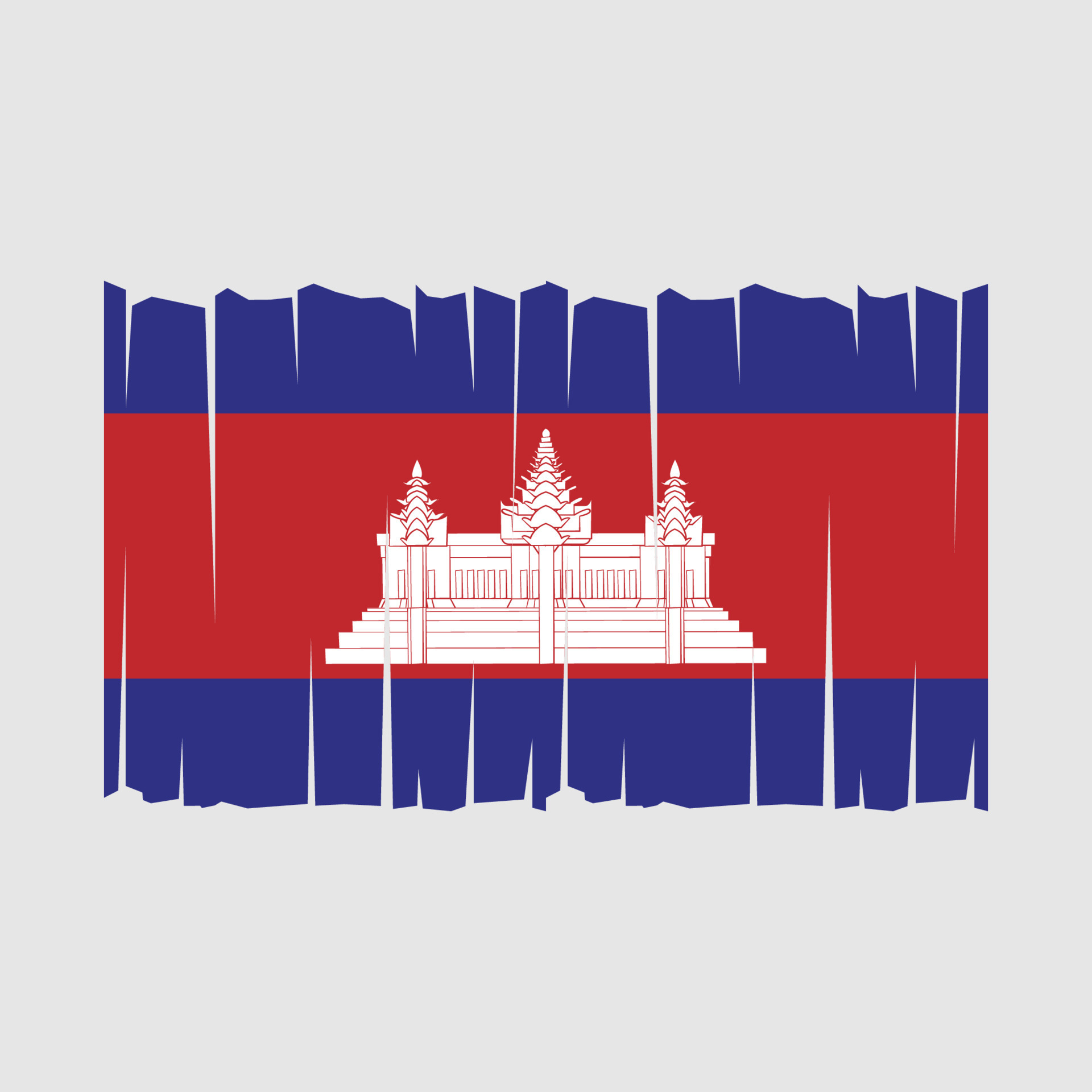 Cambodia Flag Vector 21904808 Vector Art at Vecteezy
