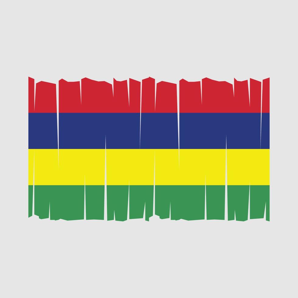 vector de bandera de mauricio