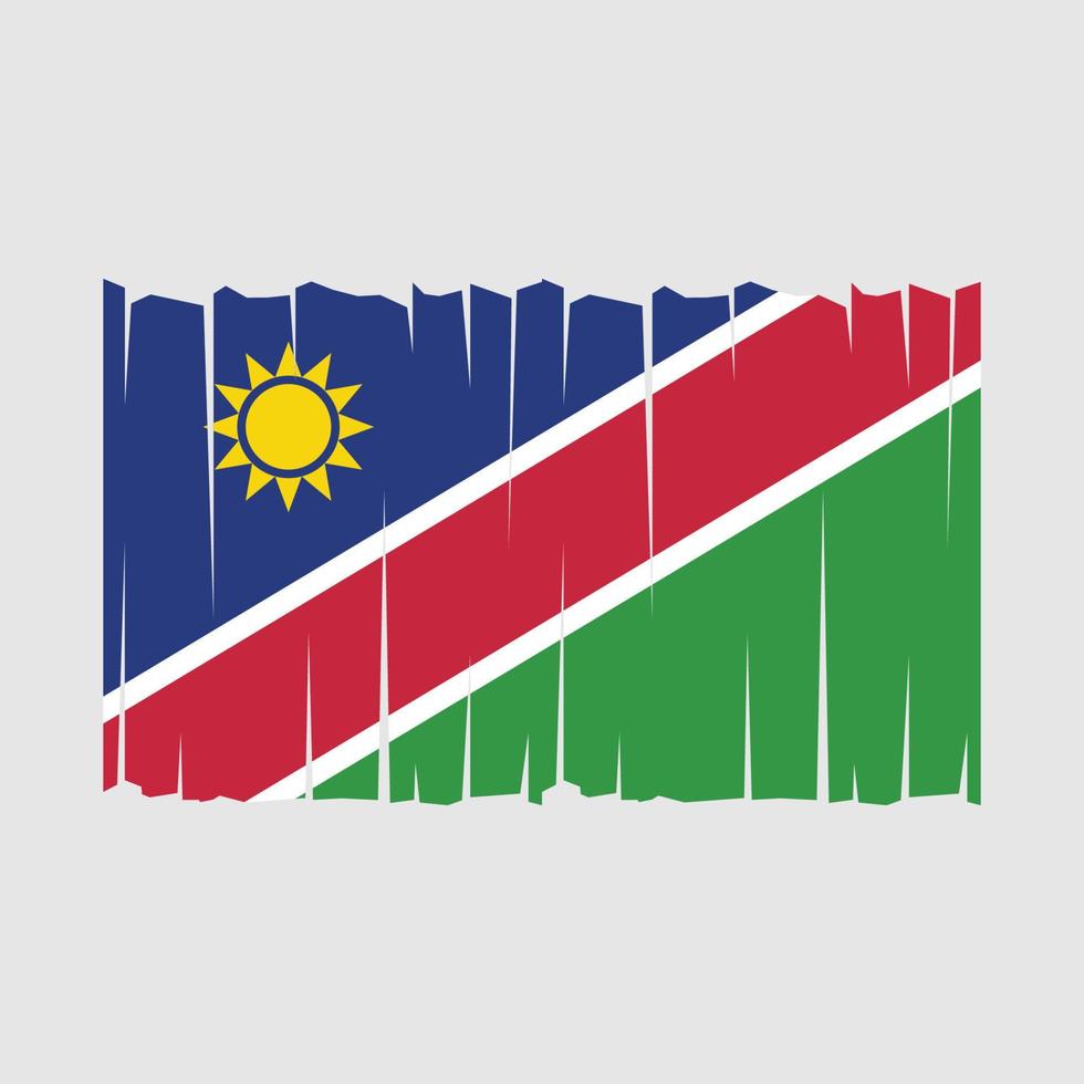 vector de bandera de namibia