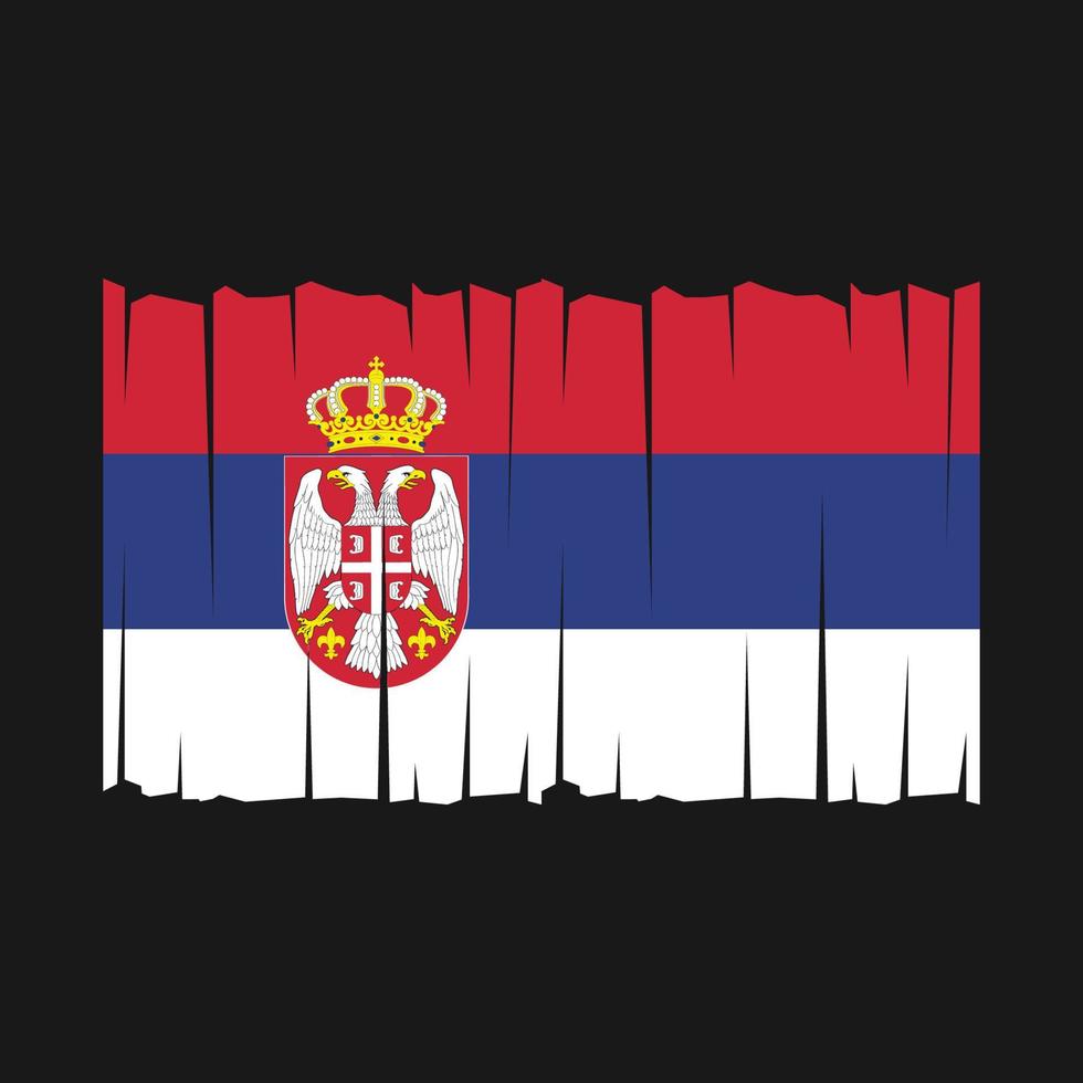 Serbia Flag Vector