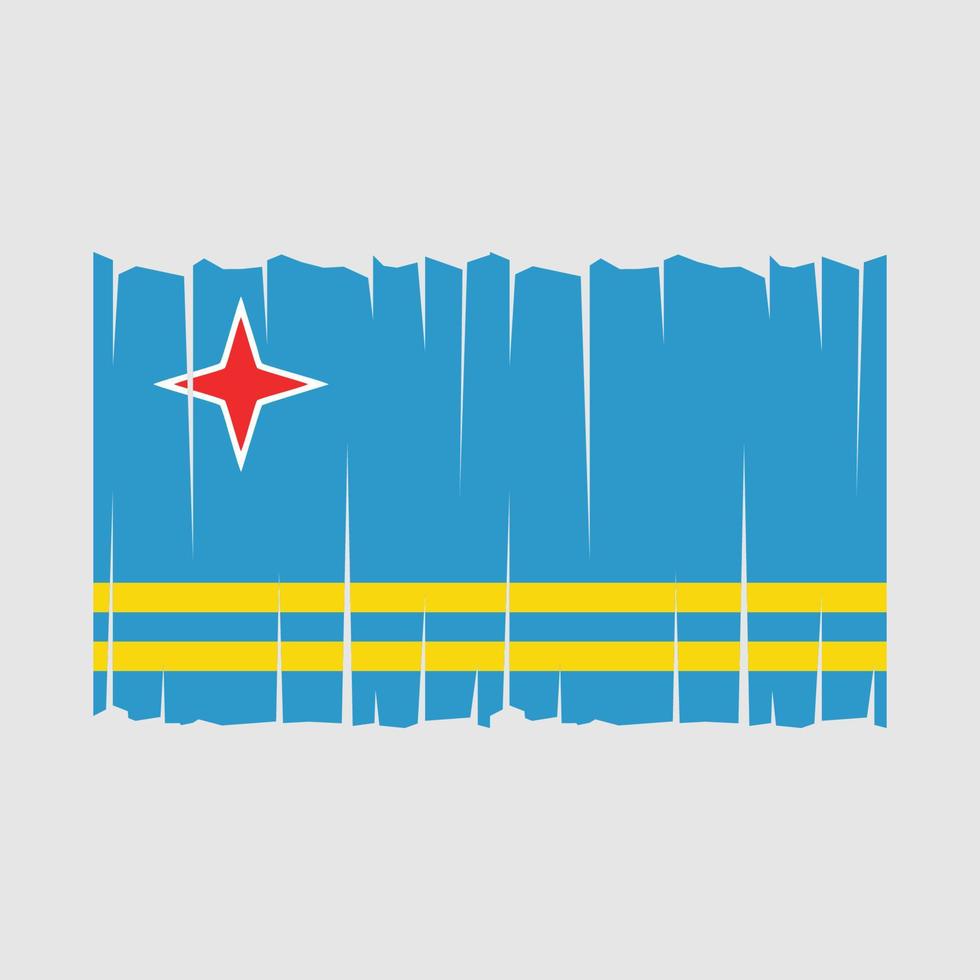 Aruba Flag Vector