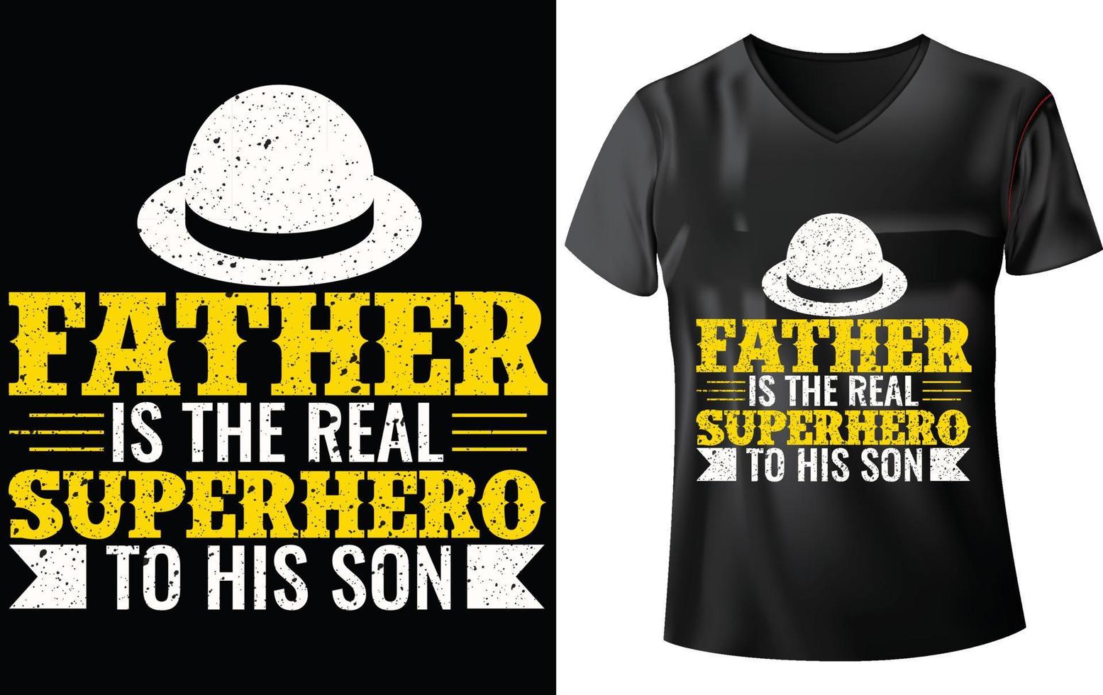FATHER'S DAY T-SHIRT DESIGN vector