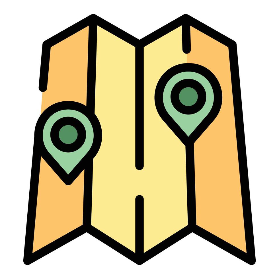 Track shipping icon vector flat