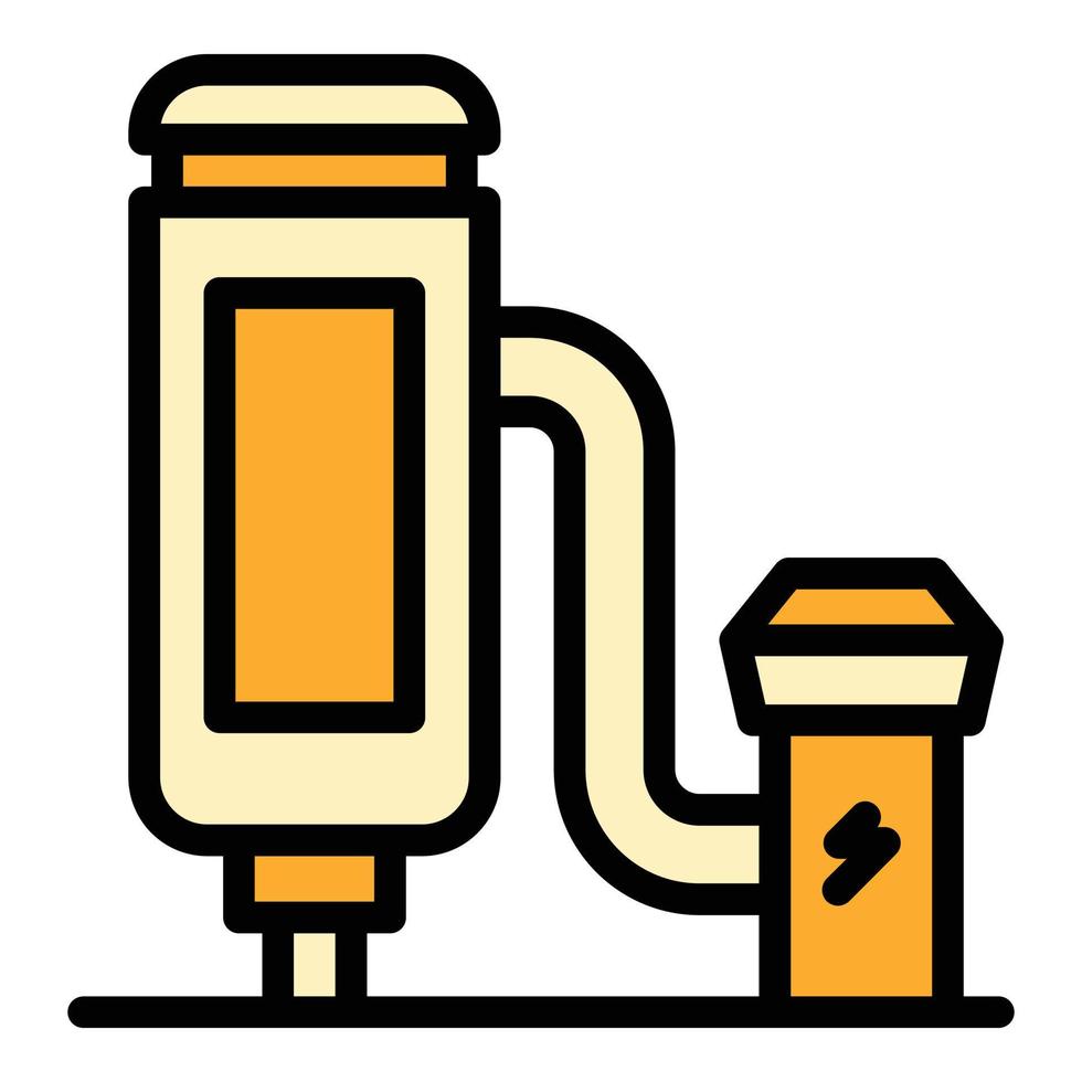 Purification equipment icon vector flat