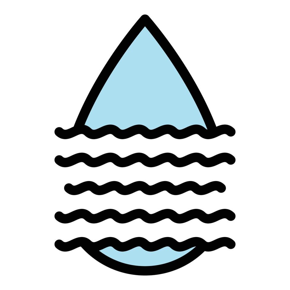 agua gotita icono vector plano