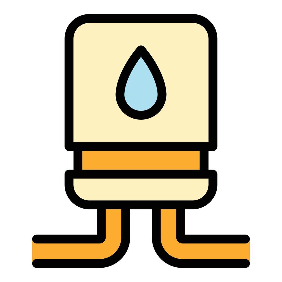 Filtration system icon vector flat