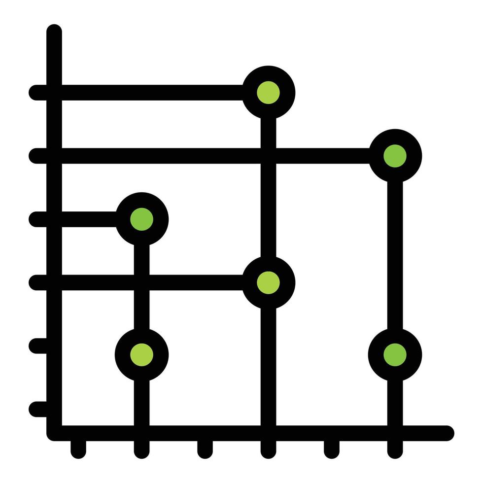 Bitcoin analysis icon vector flat
